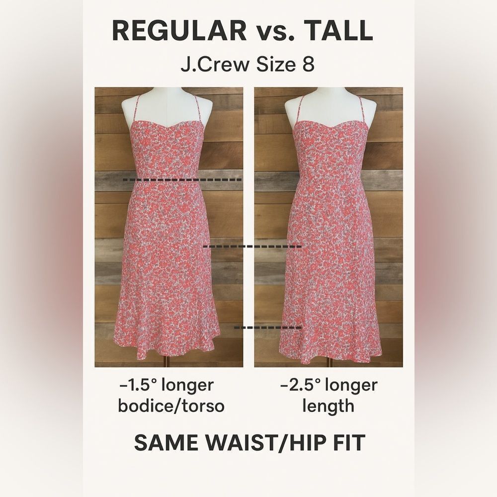 J Crew x Liberty of London Wiltshire Fit & Flare Midi Dress, Floral Berry, Sz 8T - Picture 15 of 17